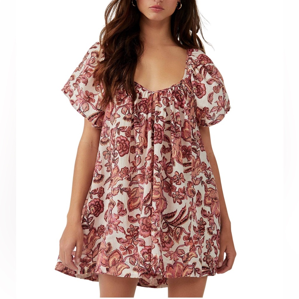 Free People Cotton embroidered Tunic